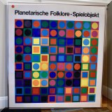 A42. Victor Vasarely &ldquoPlanetary Folklore” silkscreen. 